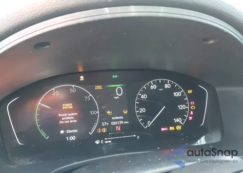 2025 Honda Civic Hybrid Sport/Sport Touring из США, поврежденный, VIN 2HGFE4F86SH341225